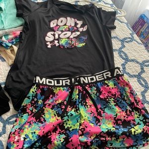 Under Armour shorts set Girls Large